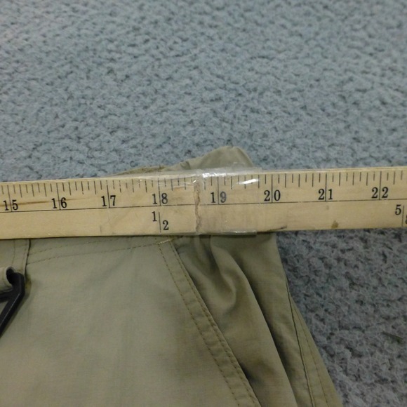 Columbia PFG Pants Mens 40x32 Convertible Hiking Zip Off Khaki Fishing Outdoor - Picture 9 of 14